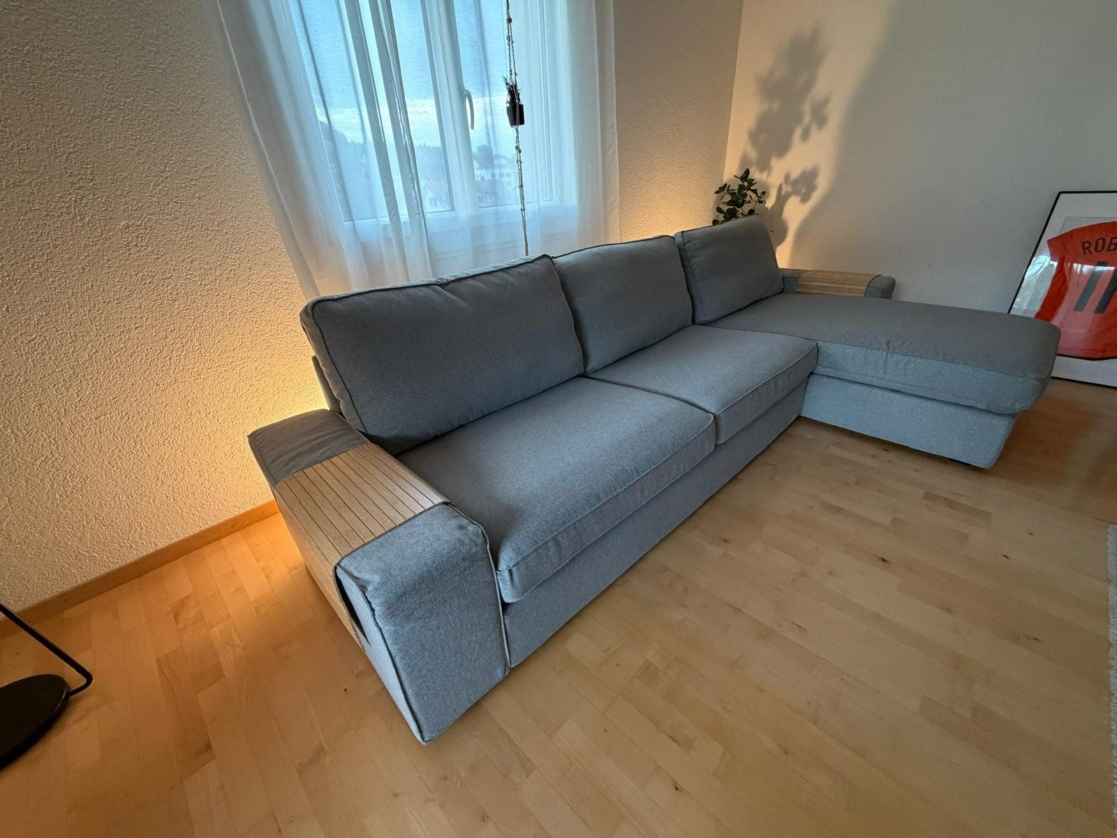 Ikea Sofas: Graues 3er Sofa mit Récamiere - wie neu – Gebraucht aus Wald ZH von nil_h6gs 1