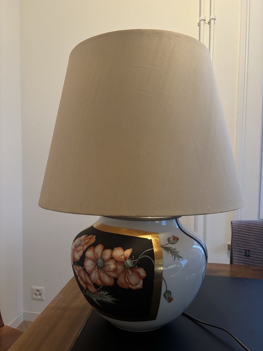 Lampade: Porzellan-Tischlampe – Usato da Dübendorf venduto da simss 3