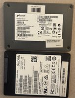 2 SSD Festplatten Micron und SanDisk je 256GB SATA 2.5 Zoll