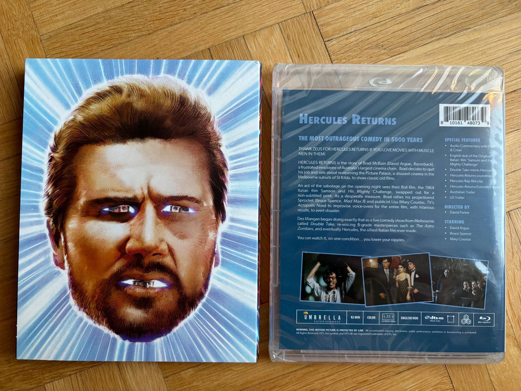 Tutti i DVDs: Hercules Returns - mit Slipcover - Blu-ray – Usato da Zürich venduto da Malcom 2