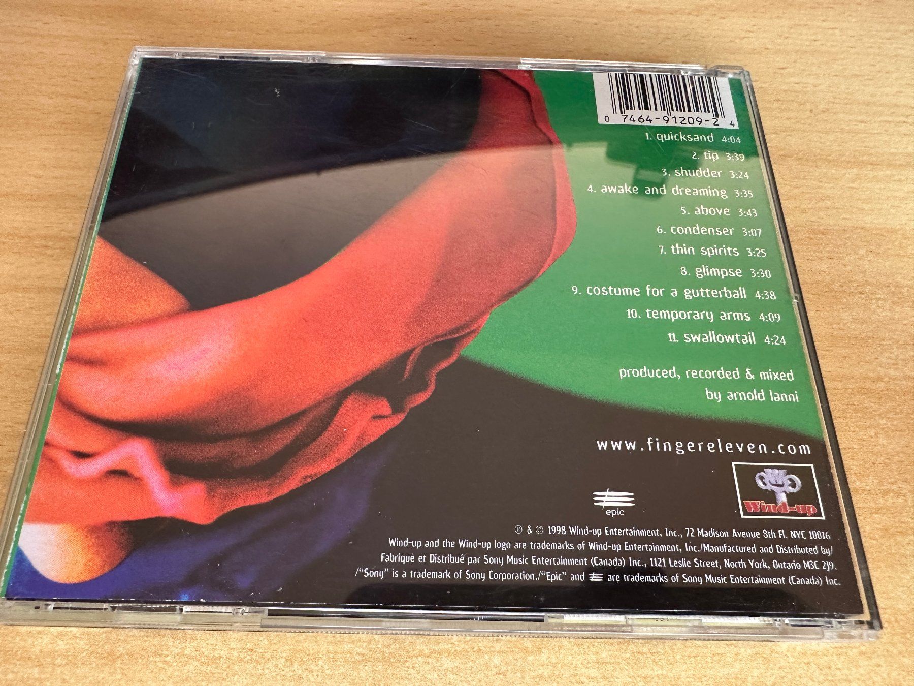 CD: H8 Finger Eleven – Tip – Usato da Rikon im Tösstal venduto da Alpenmutz 1