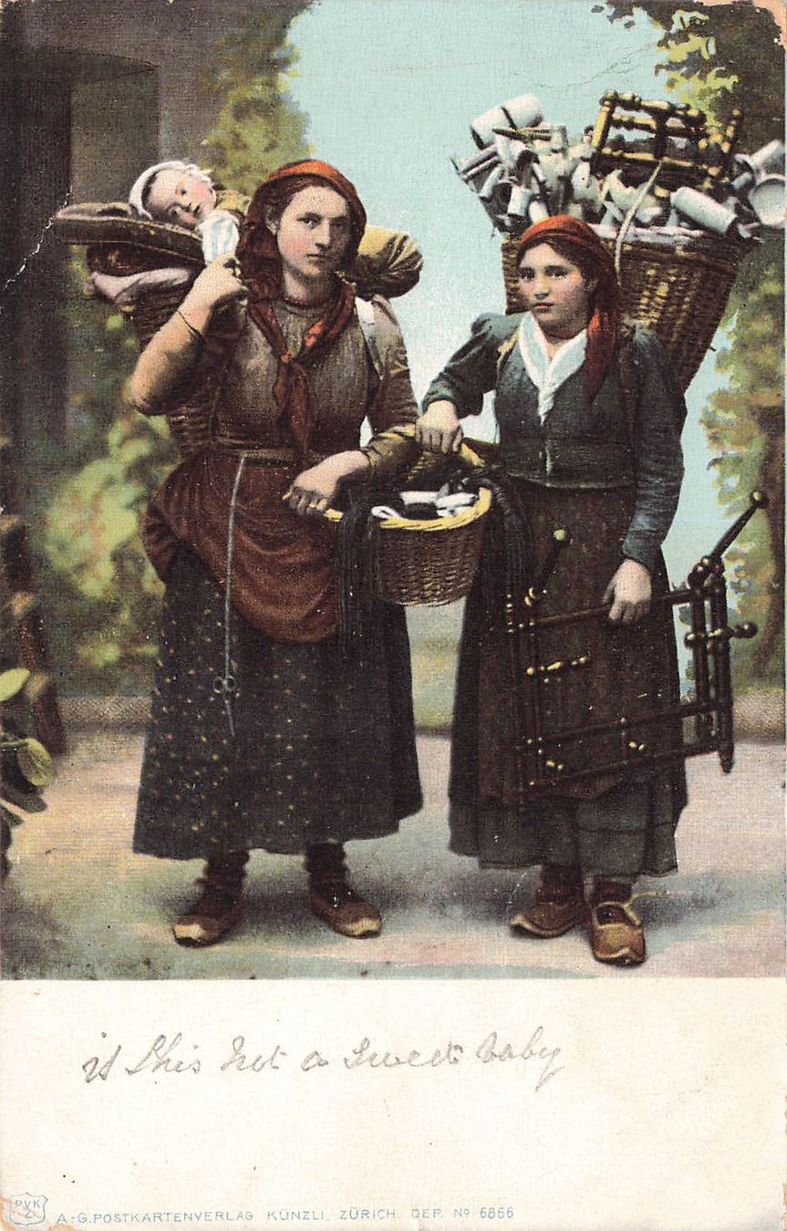 Cartoline postali: Costumi Ticinesi TI – Usato da Biasca venduto da Blenio71