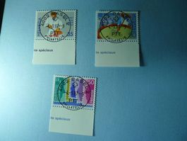 1987 Sonderpostmarken 750-752 ET Voll 4002 Basel