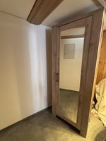 Garderoben Schrank Holzoptik mit Spiegel guter Zustand