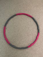 Hula Hoop Reifen, pink/grau, super Zustand, zum Abnehmen!