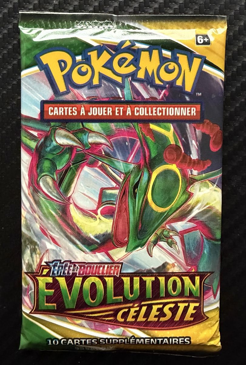 Pokémon Carte collezionabili: Pokémon Booster Évolution Céleste FR Rayquaza Scellé – Nuovo e nell'imballaggio originale da La Chaux-de-Fonds venduto da CatchEmCardzz