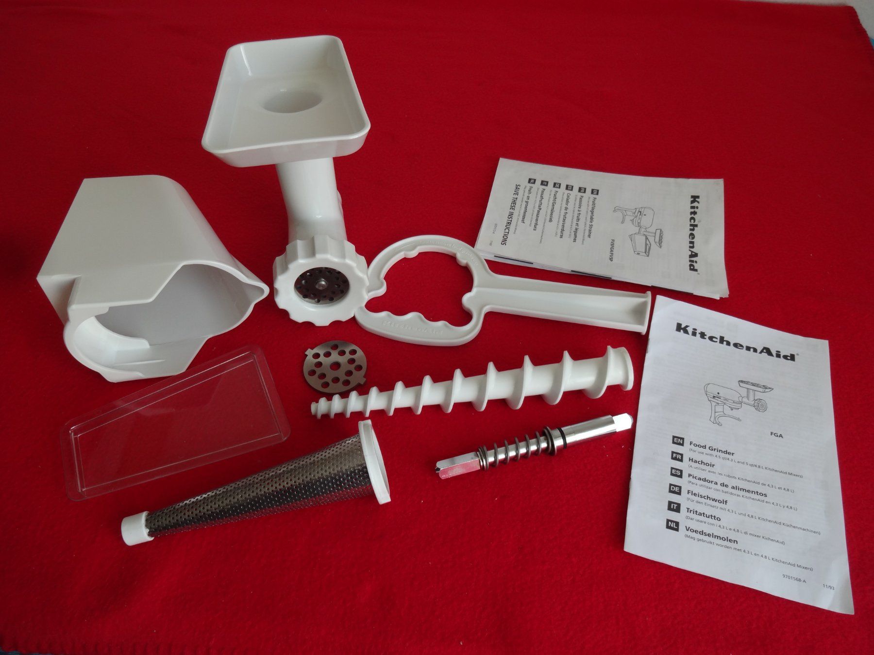 Kitchenaid Elettrodomestici da cucina: Kitchen Aid *Fleischwolf+Frucht/Gemüsesieb – Nuovo (secondo la descrizione) da Frauenfeld venduto da Riaa 3