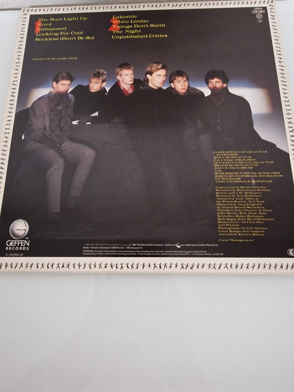 Vinyles: AUSTRALIAN CRAWL - SEMANTICS – D'occasion à Basel par Andy63ch 1