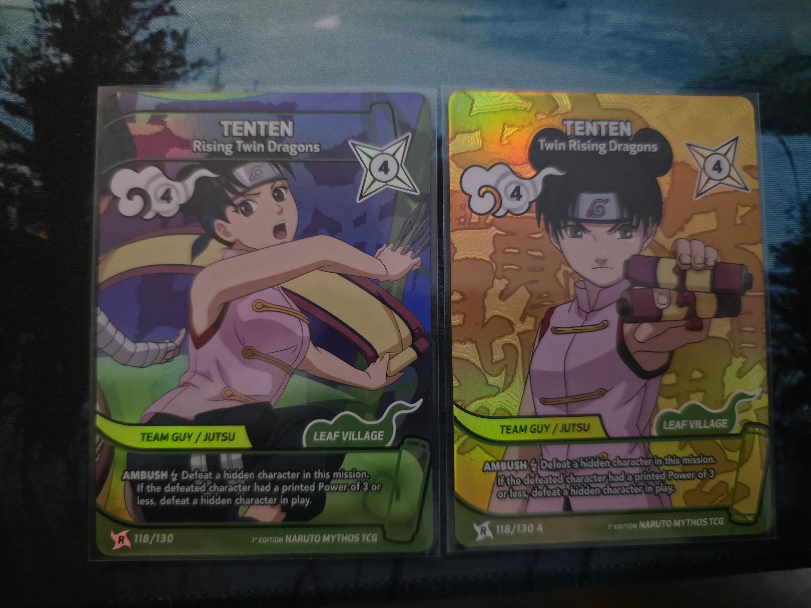 Bandai Carte collezionabili: Naruto Mythos first edition, Tenten 118 & 118A – Nuovo (secondo la descrizione) da Emmenbrücke venduto da Minato96