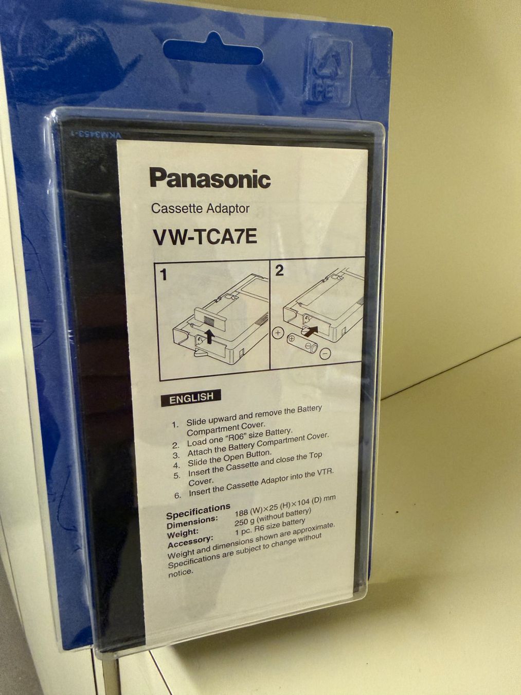 Musicassette: Panasonic Cassette Adapter VW-TCA7E – Usato da Schlieren venduto da Stadtammannamt_8952