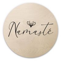 Holzbild Namasté Ø 70cm (neu, UVP 104.00 Fr.)