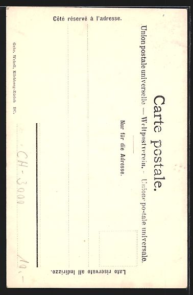 Cartoline postali: Bern, Blick auf Zeitglockenturm und Bär – Usato da Berlin venduto da bartko-reher 1
