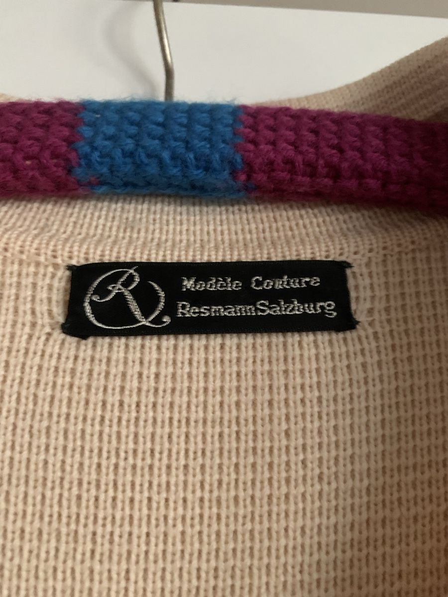 Giacche: Wollen cardigan jacke beige – Usato da Zürich venduto da Nikuska32 1