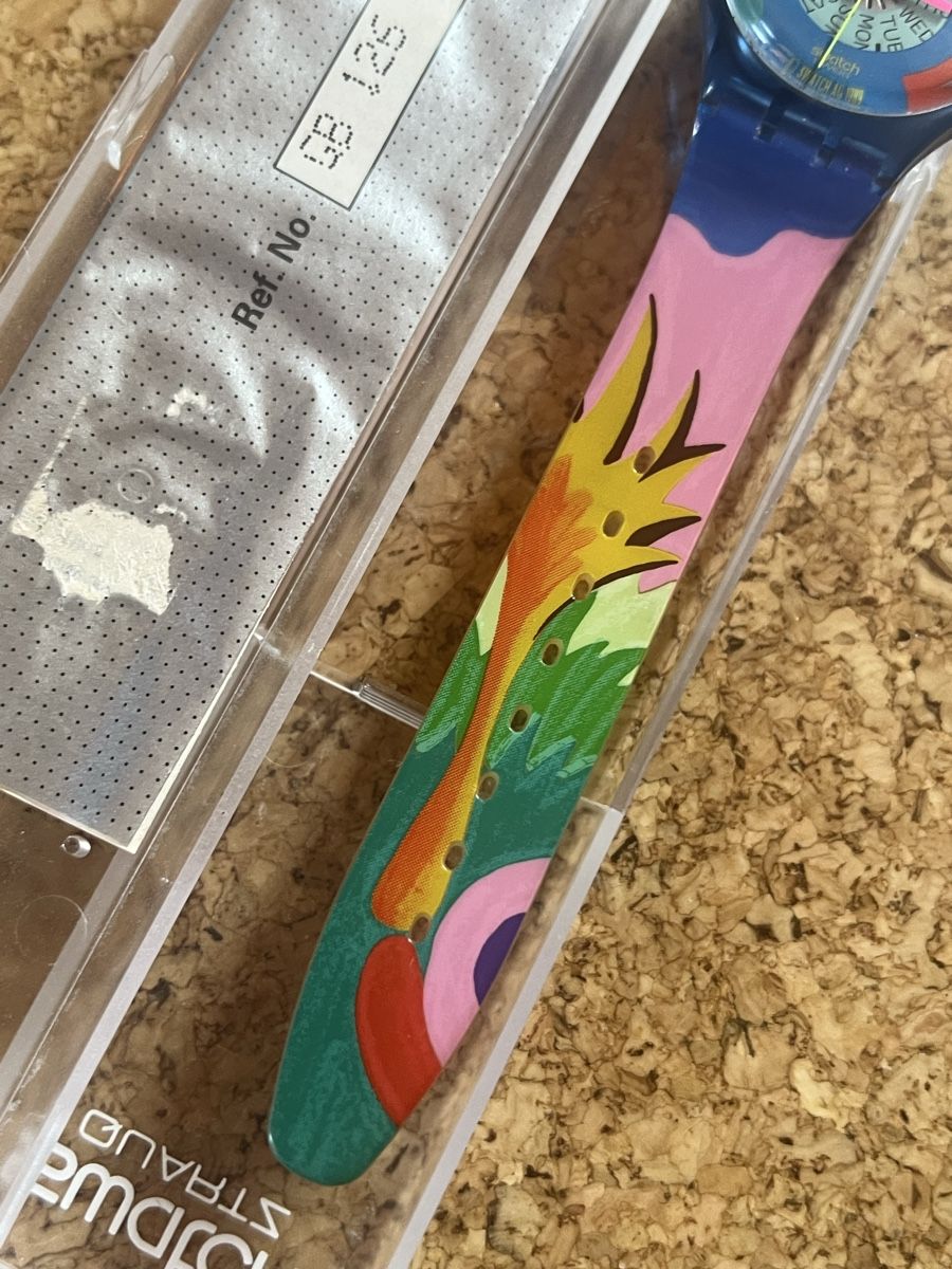 Swatch Uhren: Swatch Uhr Datum FARBIG – Gebraucht aus Laufen von belleskulptur 2