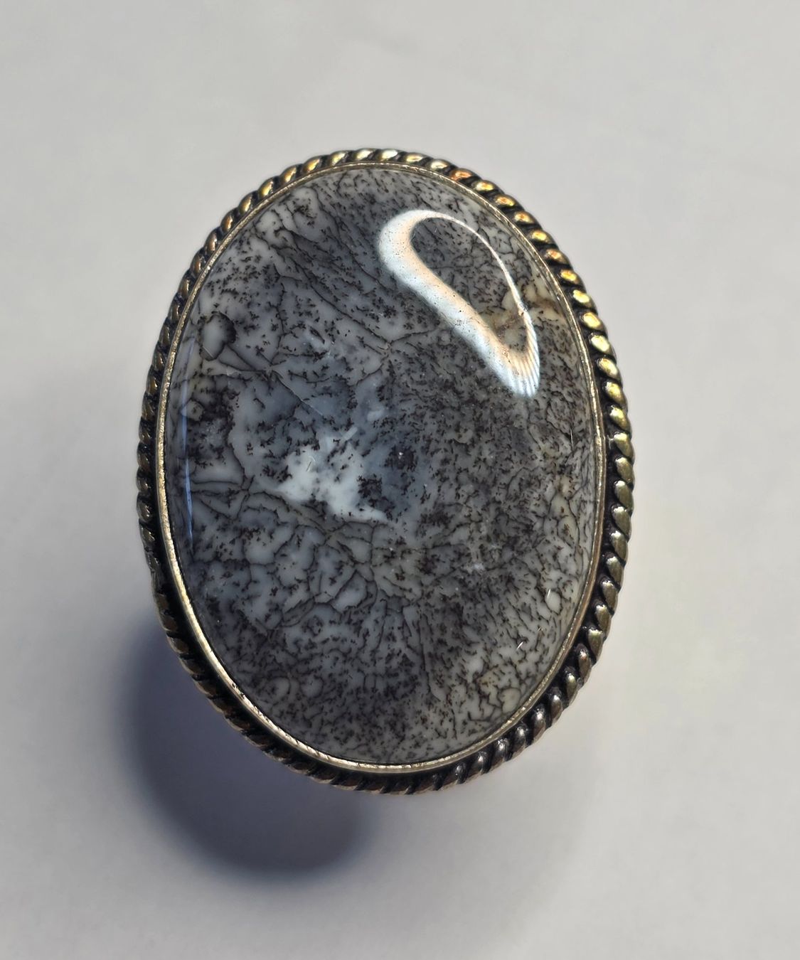 Anelli: Dendriten Achat Fingerring – Nuovo (secondo la descrizione) da Zürich venduto da adriben 1