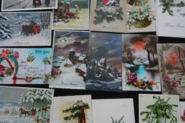 40 Cartes postales de BONNE ANNEE 1900