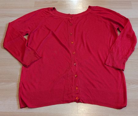 Rote Strickjacke - XS