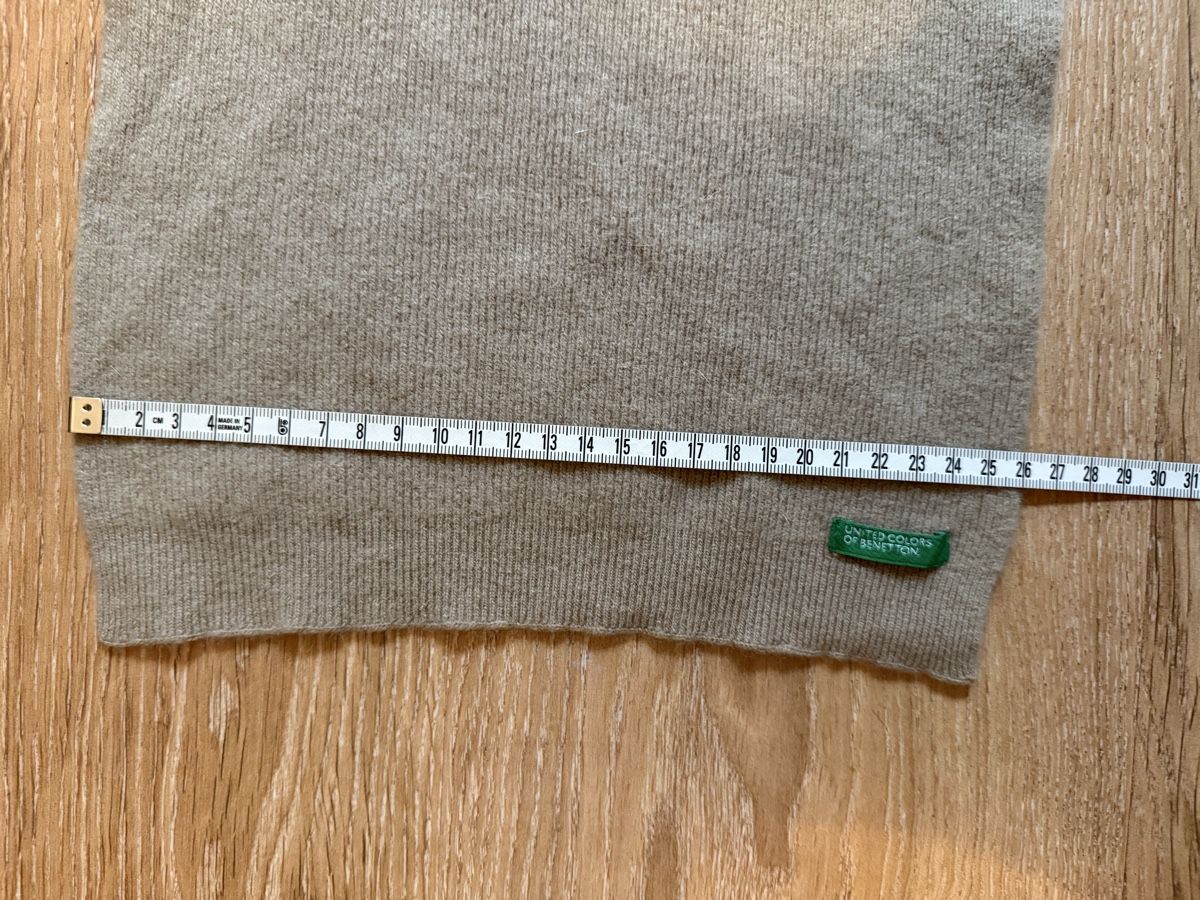Benetton Foulards, Tücher & Schals: Écharpe beige laine Benetton – Gebraucht aus Tavannes von Thriftshop 3