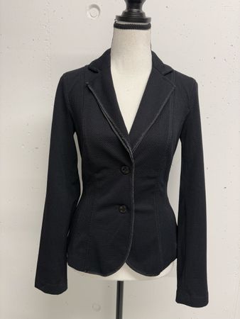 Marc Cain Blazer schwarz Gr. 36 Netz sportlich