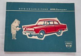 DKW Junior Betriebsanleitung, 1961 original, 1960er Oldtimer