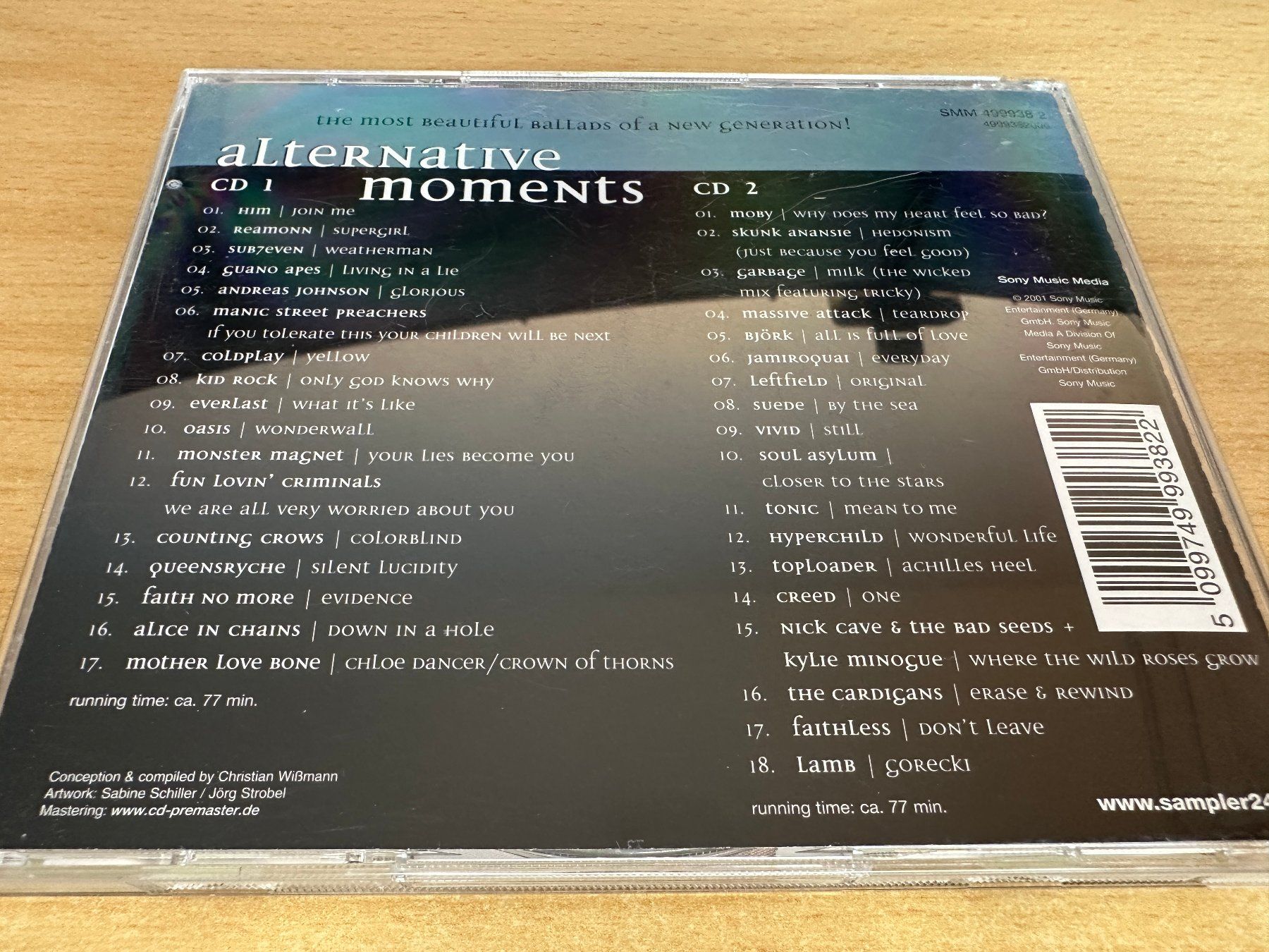 CD: Various – Alternative Moments - 2 CD – Usato da Rikon im Tösstal venduto da Alpenmutz 1