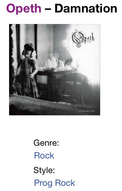 CD: Opeth – Damnation CD – Usato da Luzern venduto da Lycka 2