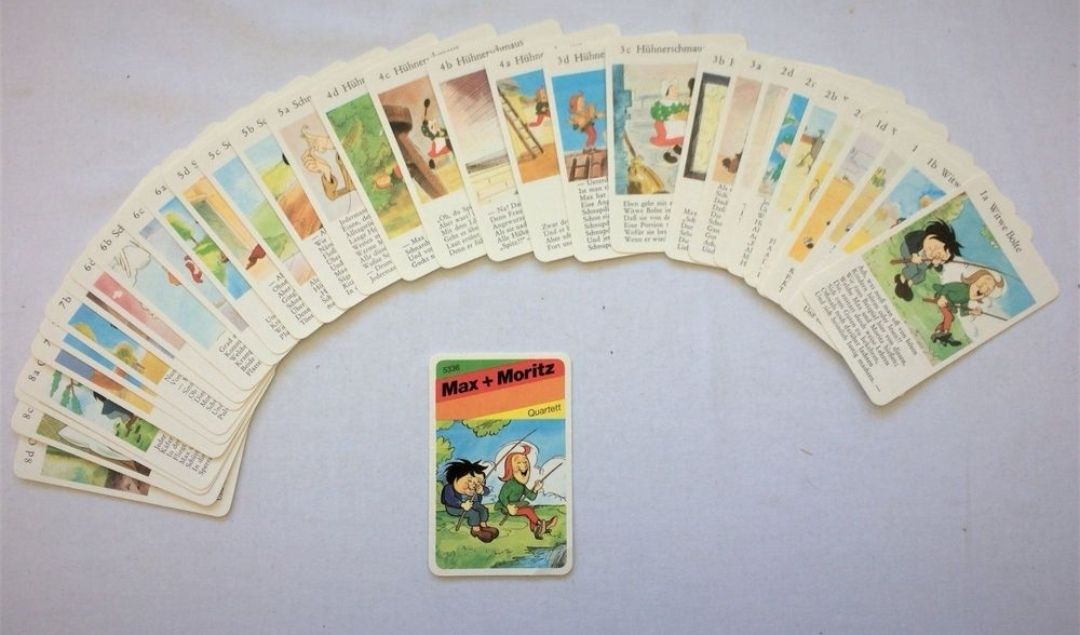 Carlit Giochi: Quartett Max + Moritz -Nr.5336 aus den 80s – Nuovo (secondo la descrizione) da Wängi venduto da ABIZONE-86 1