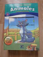 Kinderbuch "Tiere" mit Puzzle, Spanisch