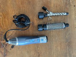Warmluftbürste BaByliss inkl. Zubehör und Tasche