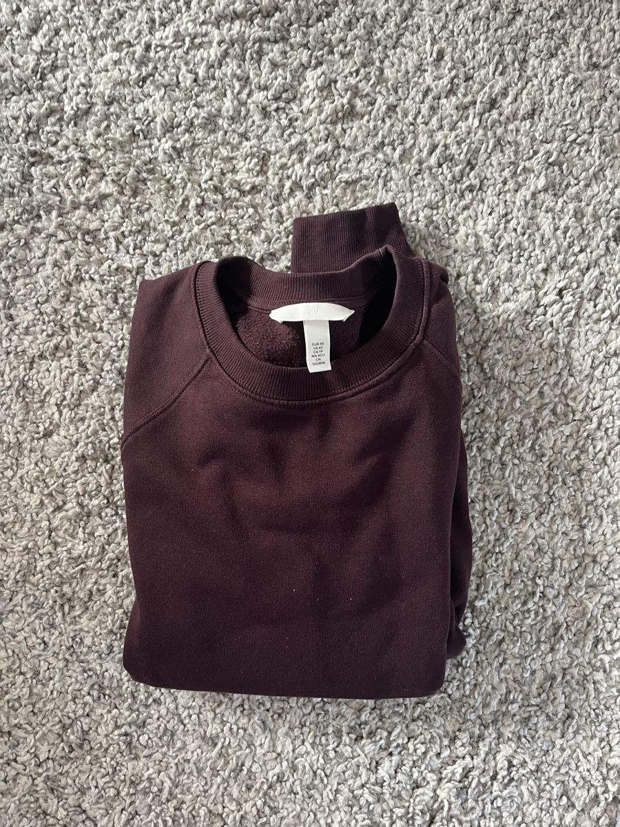 H&M Maglioni & Felpe: Sweatshirt Pulli dunkelrot – Nuovo (secondo la descrizione) da Sevelen venduto da sarah_selina 1