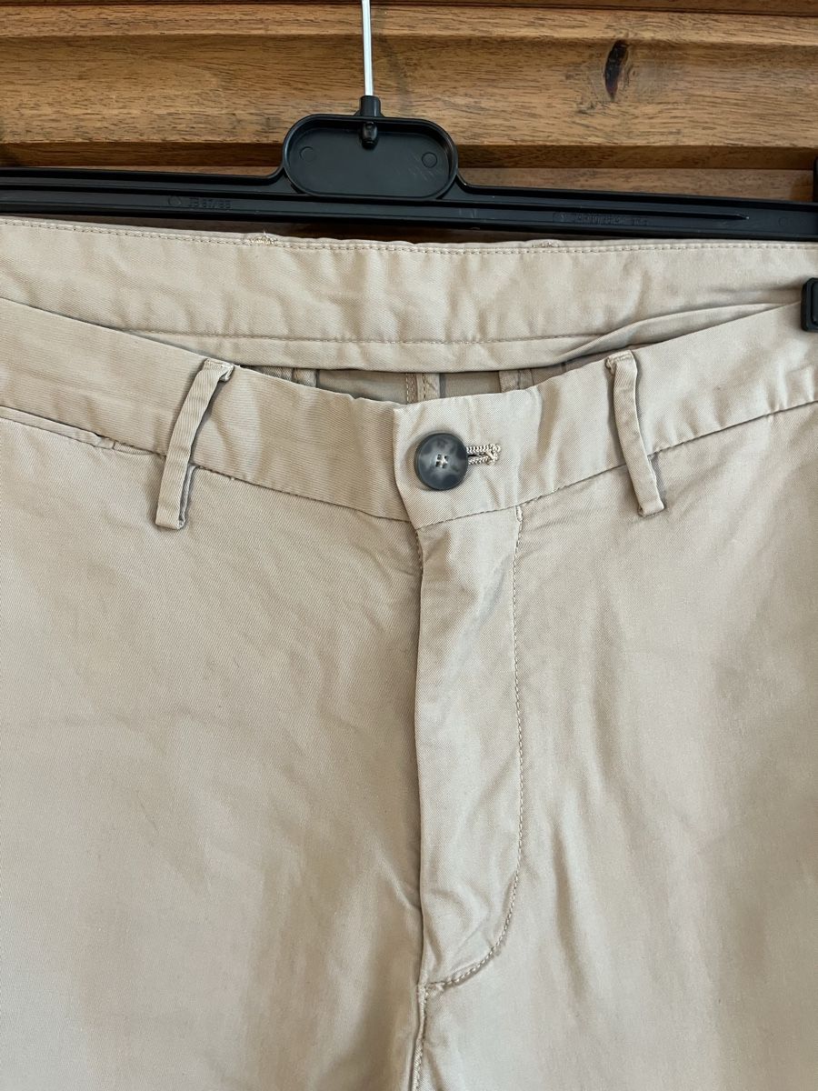 Massimo Dutti Pantaloni: Chino, hellbeige, Gr. 40 (slim fit), Massimo Dutti – Usato da St. Gallen venduto da Gloom22