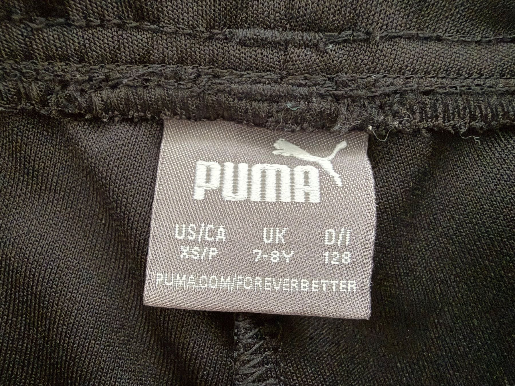 Puma Pantaloni: Schwarze Sporthose, Puma, Gr 128 – Usato da Hünibach venduto da rotestandem01 1