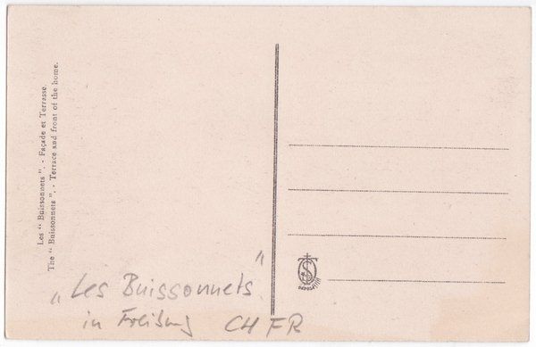 Cartoline postali: Lisieux, Les Buissonnets, vers 1920-25 – Usato da Frauenfeld venduto da POML 1
