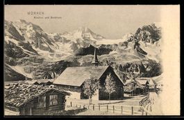AK Mürren, Kirchen und Breithorn