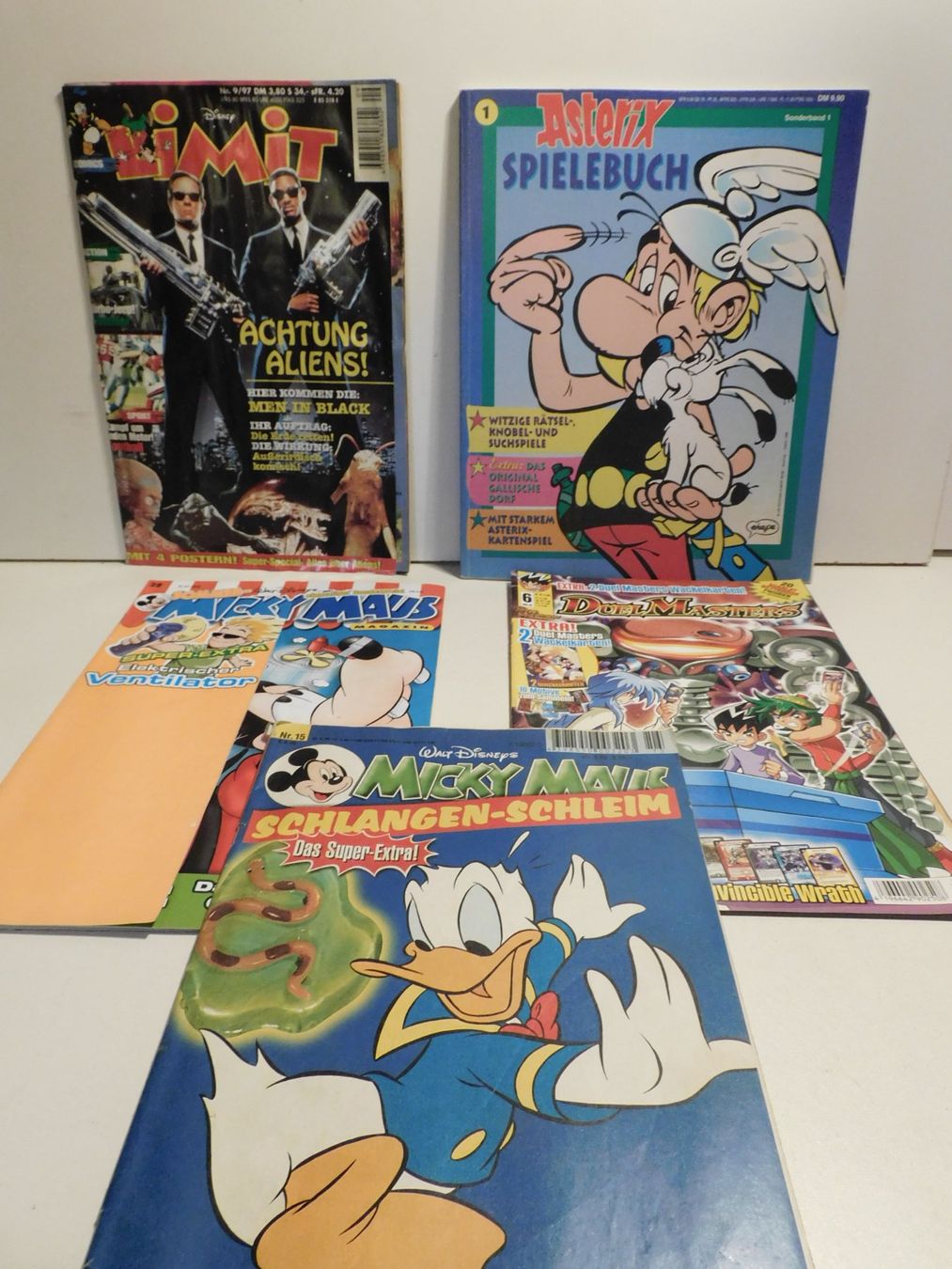 BD: Comic Hefte div Micky Maus Hefte Asterix  Spielbuch Limit – D'occasion à Sursee par 76 9