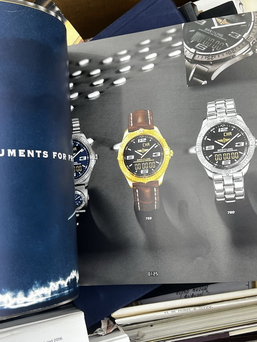Breitling Documenti: Breitling Uhrenkatalog 2003 Concorde 192S. – Usato da Wettingen venduto da NickInc 2
