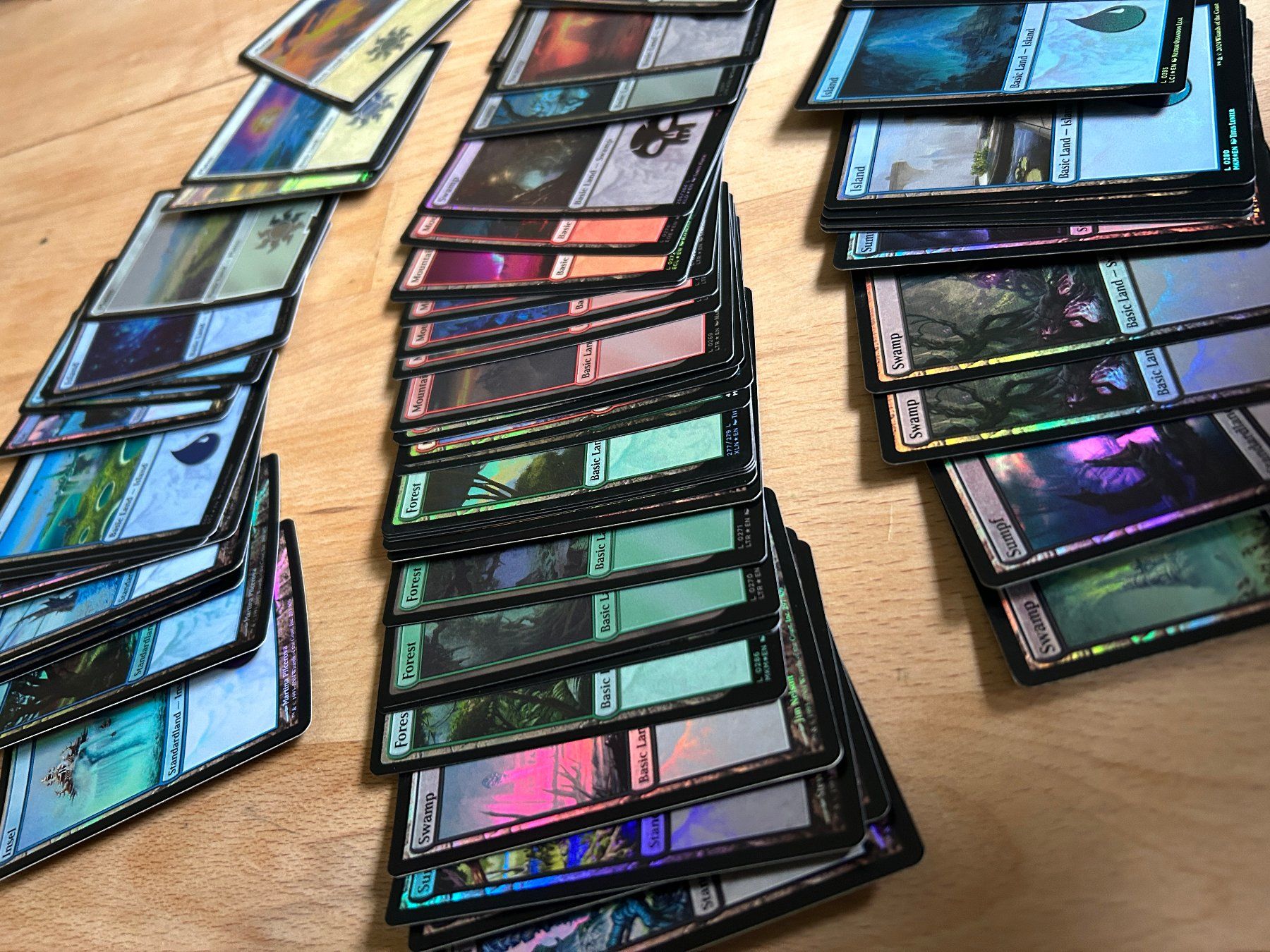 Magic The Gathering Carte collezionabili: Magic: The Gathering - 63 Foil Basic Lands – Usato da Aarau venduto da Maclovio 3