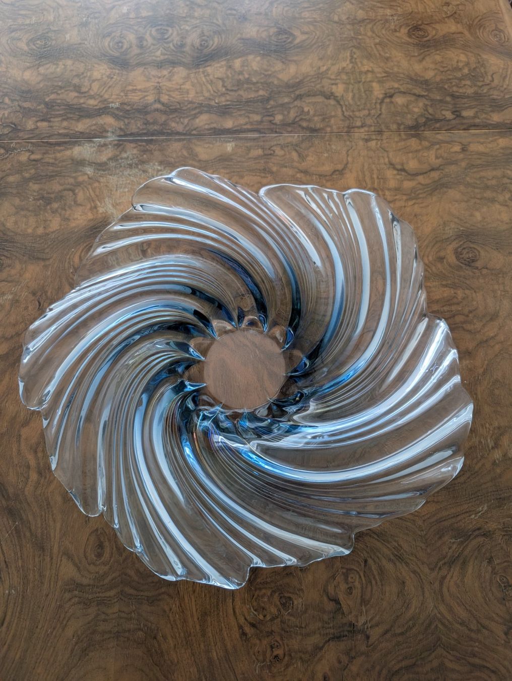Gläser: Glasschale Spiralmuster sanft blau – Neu (gemäss Beschreibung) aus Pfyn von Magra02 2