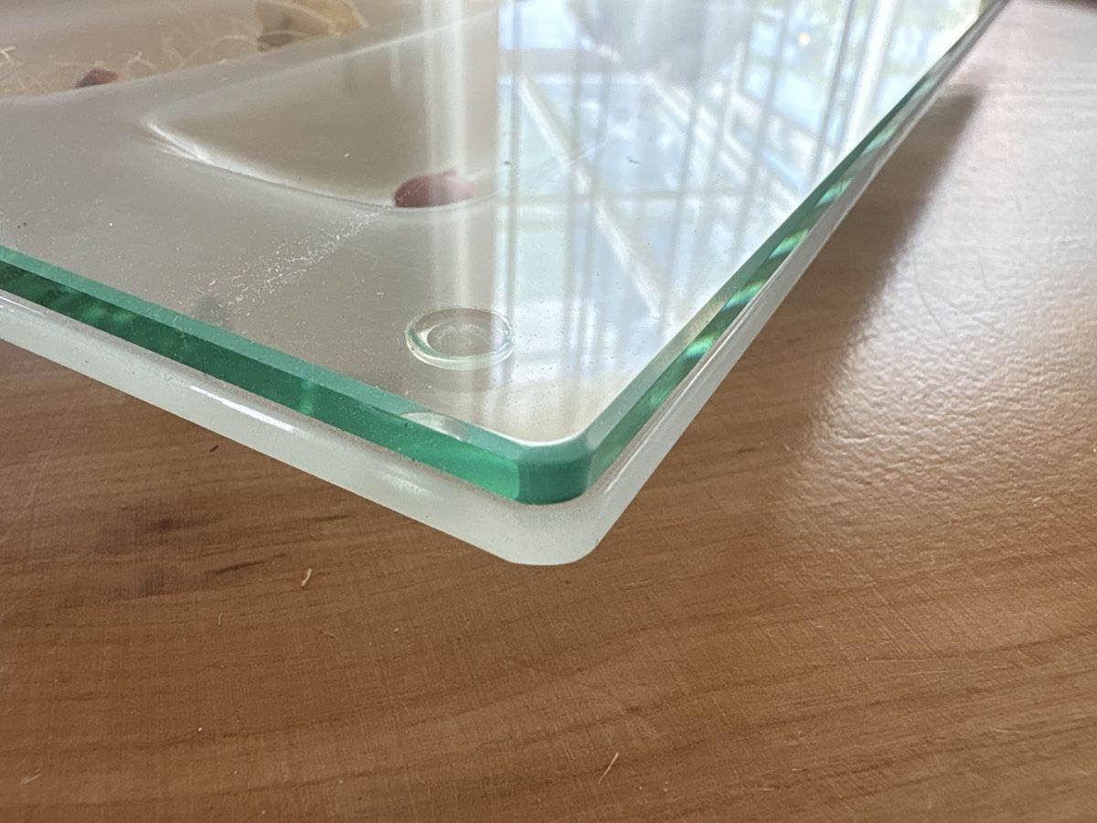 Alle Dekorationen: Glas Platte mit Deko Fächer – Gebraucht aus Rümlang von baselsale1 1