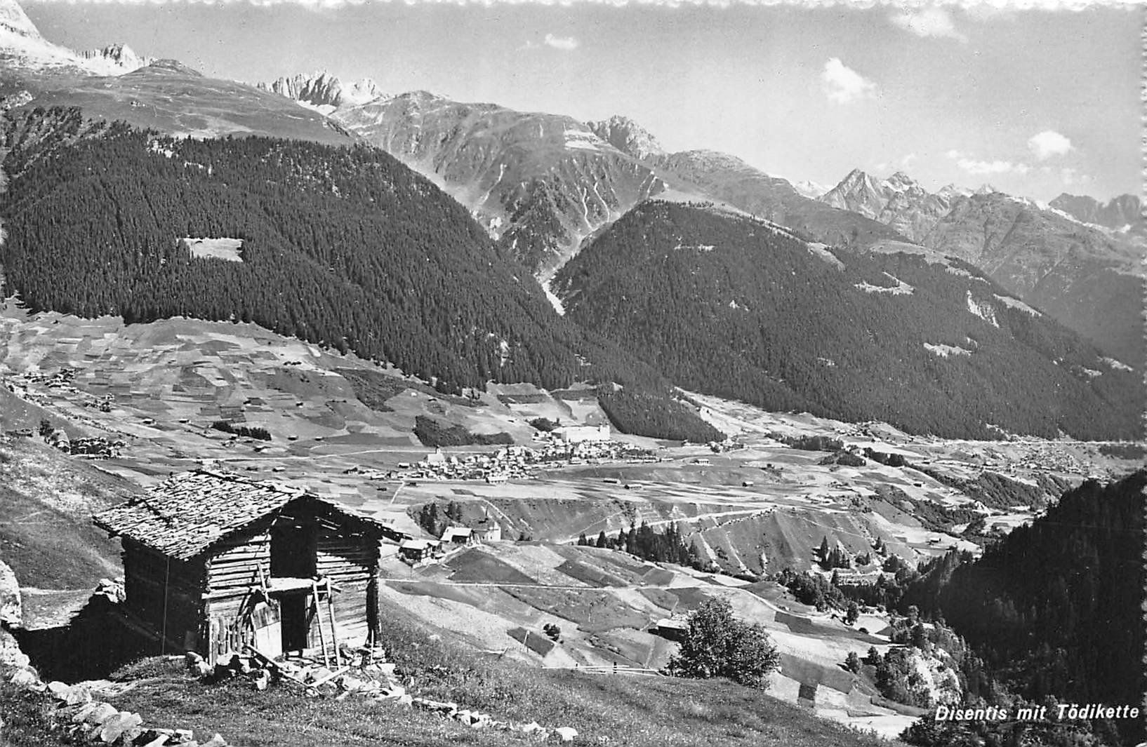 Cartoline postali: 2x Disentis – Usato da Ottikon b.Kemptth. venduto da Neptun1974 2