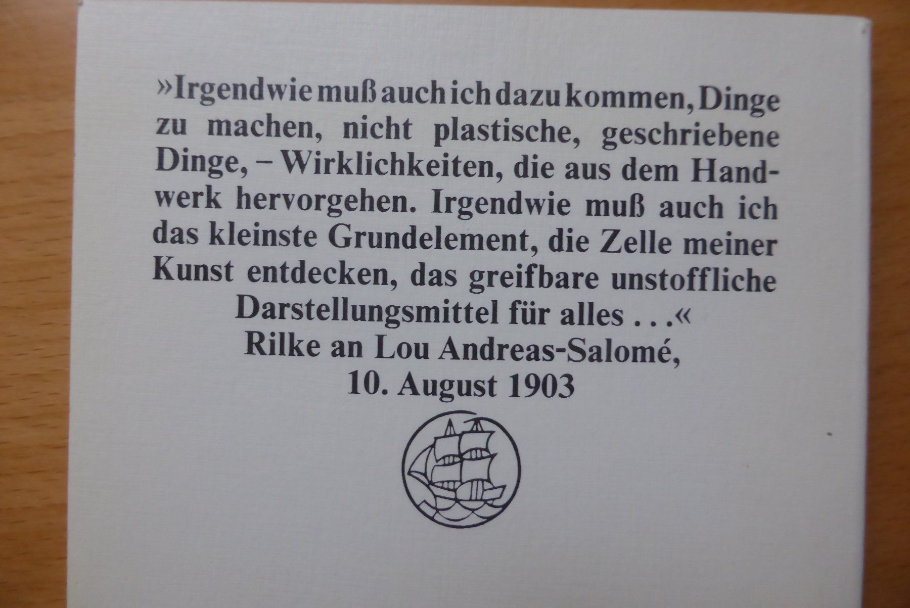 Bücher: Rainer Maria Rilke - Briefe über Cézanne – Neu (gemäss Beschreibung) aus Brunnadern von lesezirkel 1