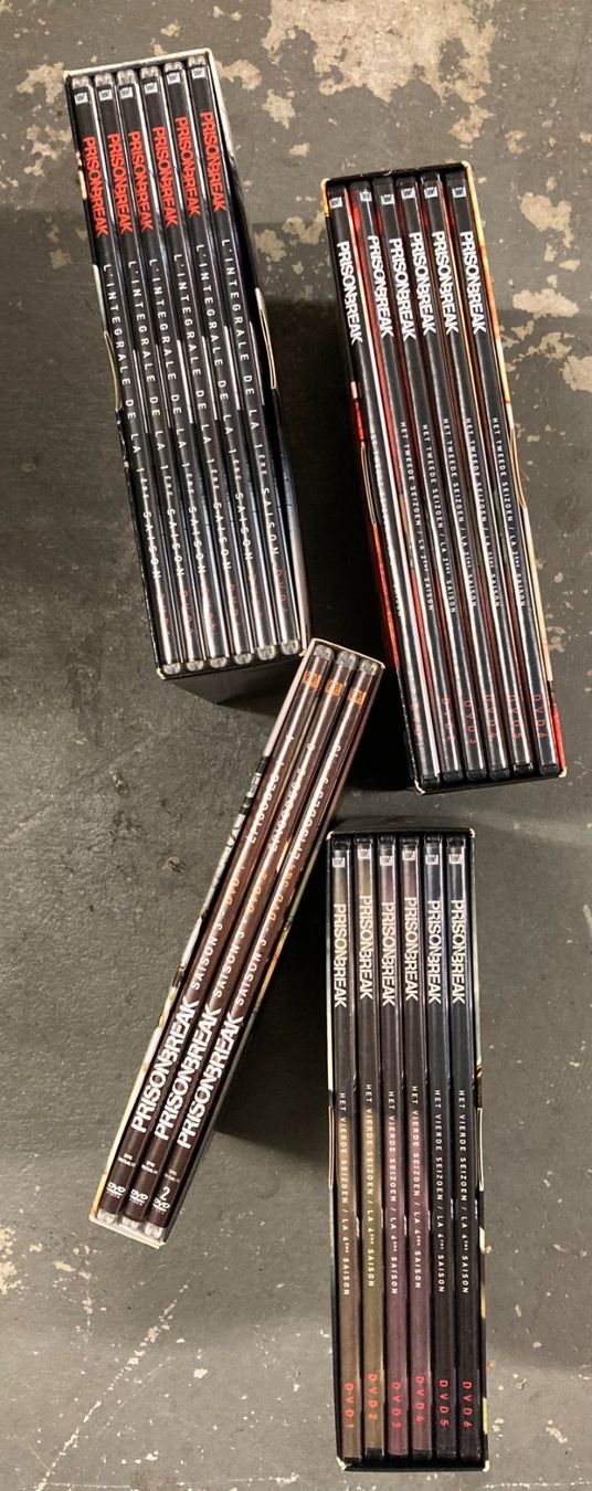 Tutti i DVDs: 4 Coffrets DVD Prison Break Saisons 1 à 4 Complet – Usato da Bassecourt venduto da CALUMET-X 2