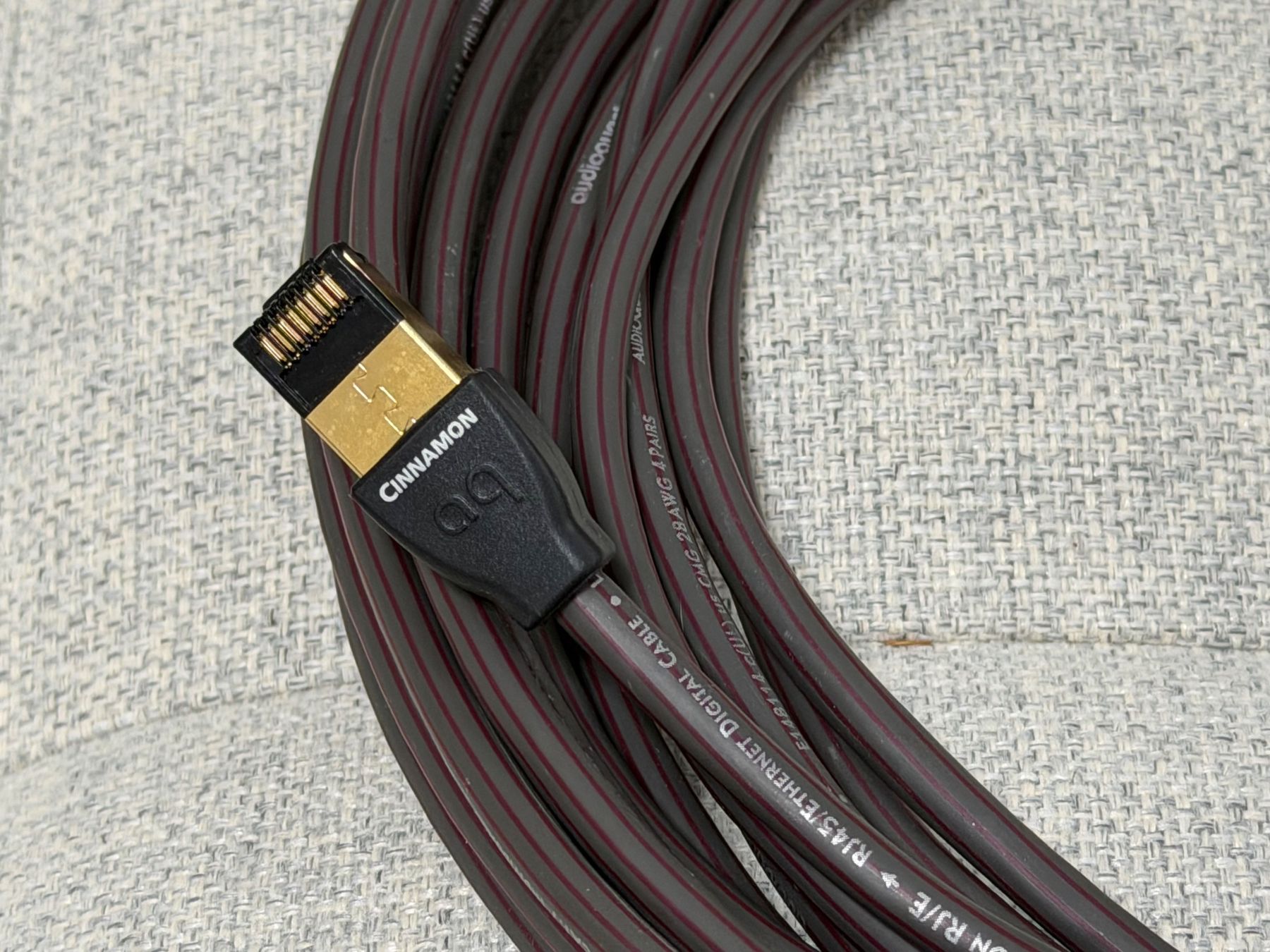 AudioQuest Câbles: Audioquest Cinnamon LAN/Ethernet-Kabel 8 Meter – D'occasion à Riehen par Nyenhuis 1