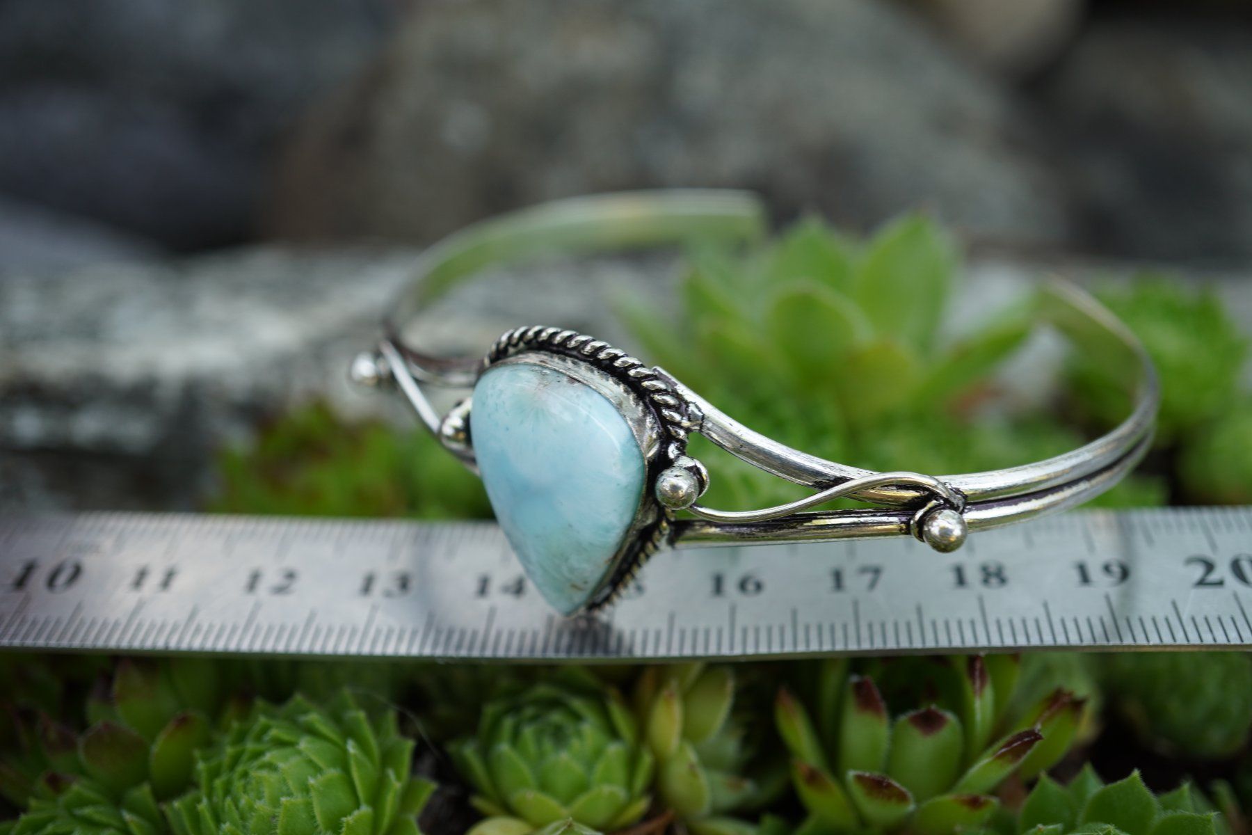 Minerali & Pietre curative: Larimar     Arm Spange     ab  1.-     Räumung – Nuovo e nell'imballaggio originale da Eschenbach SG venduto da topstone 7