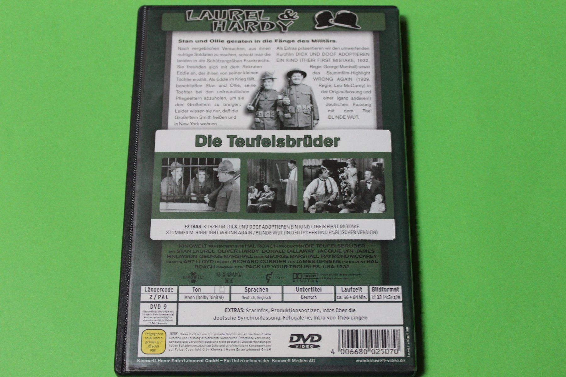 Tutti i DVDs: LAUREL & HARDY - DIE TEUFELSBRÜDER DVD!! – Usato da Tübach venduto da JamesStone 2