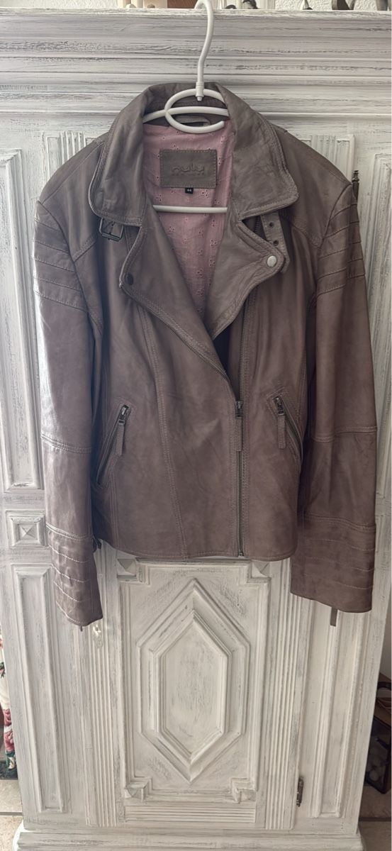 Giacche: Damen Nappa Lederjacke Nulu – Nuovo (secondo la descrizione) da Schaffhausen venduto da Ibag