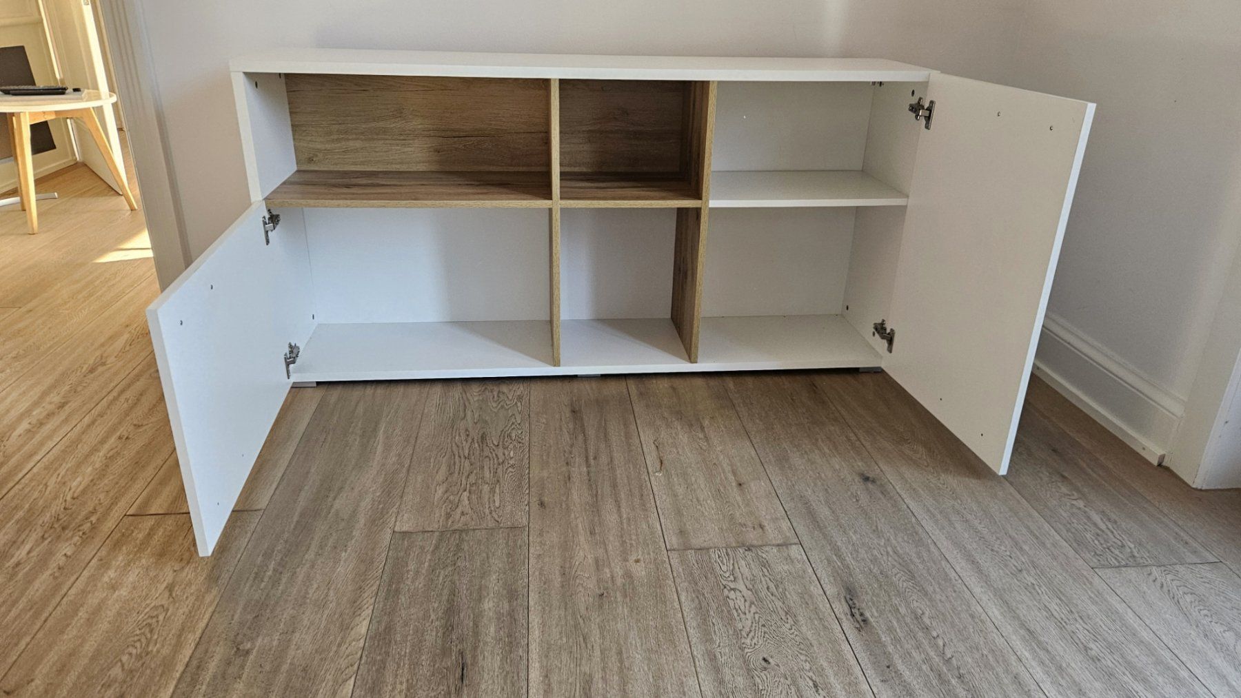 Kommoden: Sideboard / Kommode in Weiss und Eichenoptik, 150 cm – Gebraucht aus Luzern von ramon.gu 2