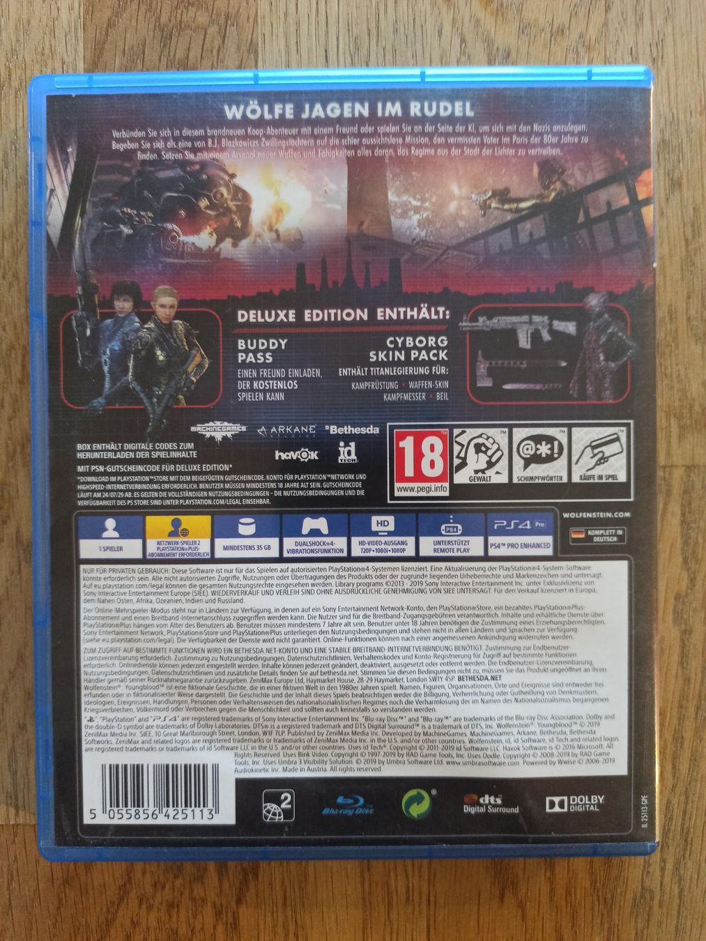 Giochi: Wolfenstein Youngblood Deluxe Edition PS4 / PS5 – Usato da Oberweningen venduto da mar_87mx 1