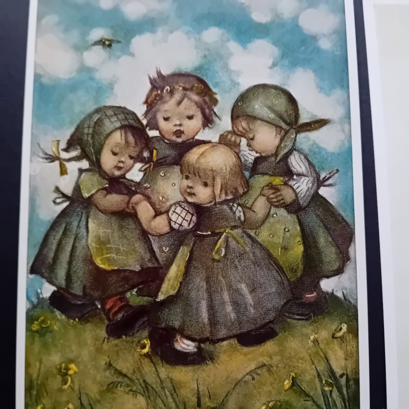 Cartoline postali: 4 alte Hummel-Ansichtskarten – Usato da Witterswil venduto da hele04 1