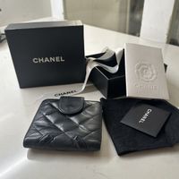 Chanel Black Caviar Leather Wallet (2004)